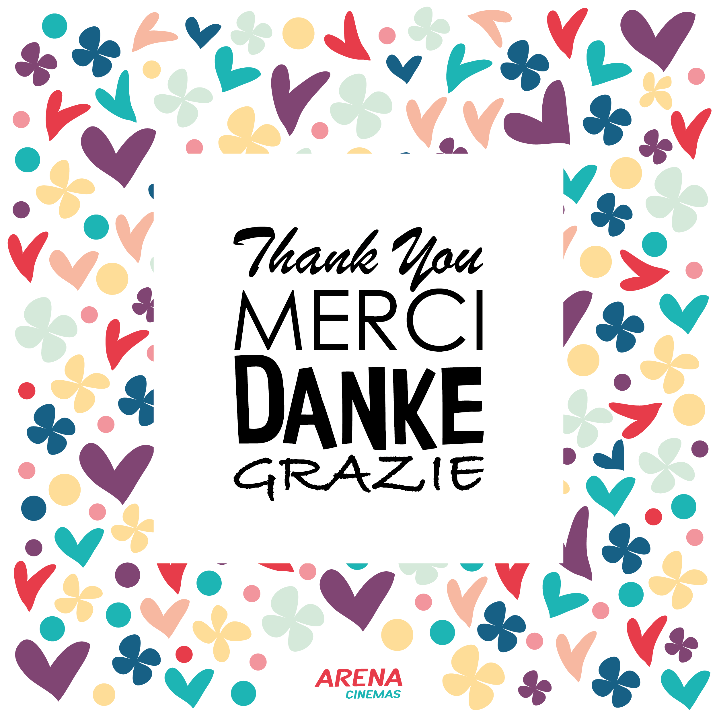 Merci, Danke, Thank You, Grazie