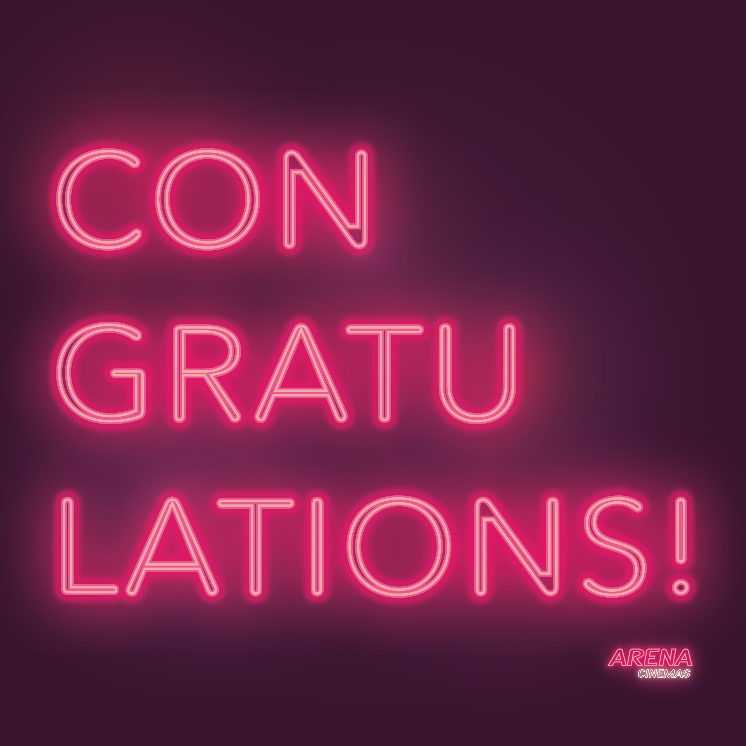 Félicitations Neon