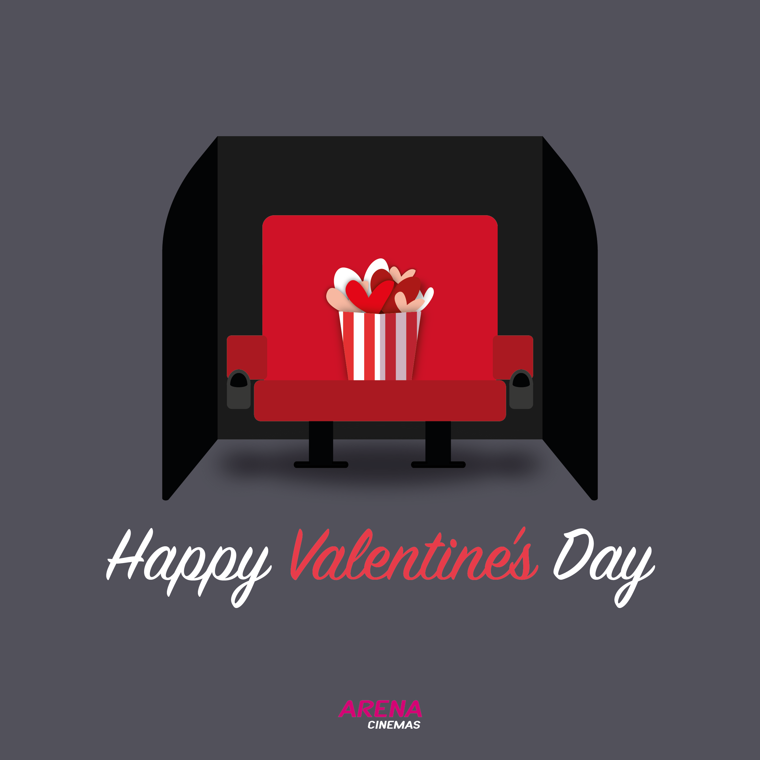 Pop-corn Saint-Valentin